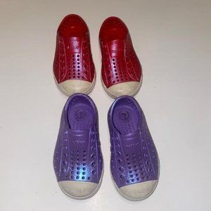 2 pairs Native shoes